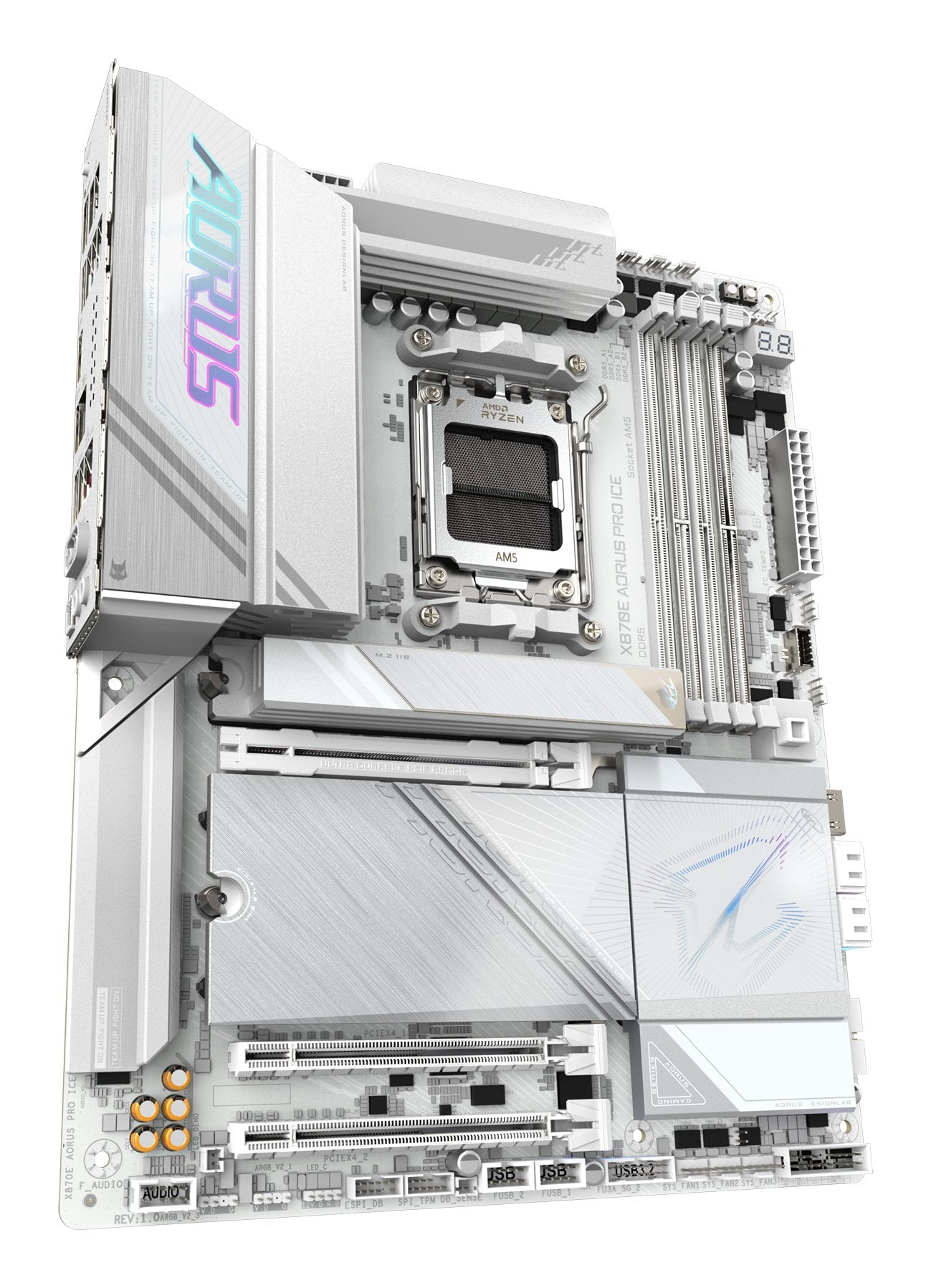 EAN 4719331864798 - GIGABYTE X870E AORUS PRO ICE placa base AMD X870E Zócalo AM5 ATX imagen 3