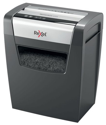 EAN 5028252523240 - Rexel Momentum X410 triturador de papel Corte en partículas 62 dB Negro, Gris imagen 2