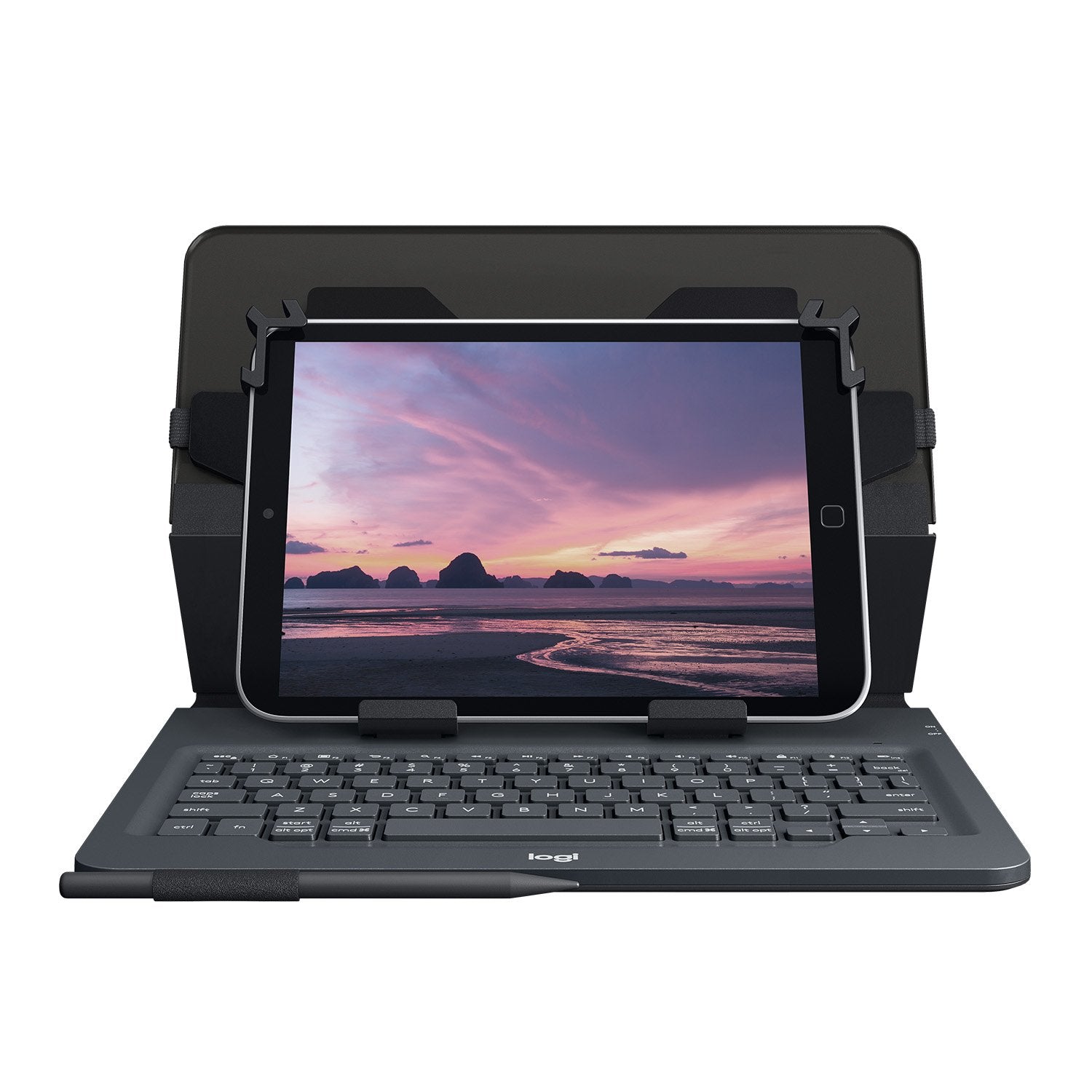 Logitech Universal Funda Con Teclado Azerty (Frances) Bluetooth Negro 920-008338