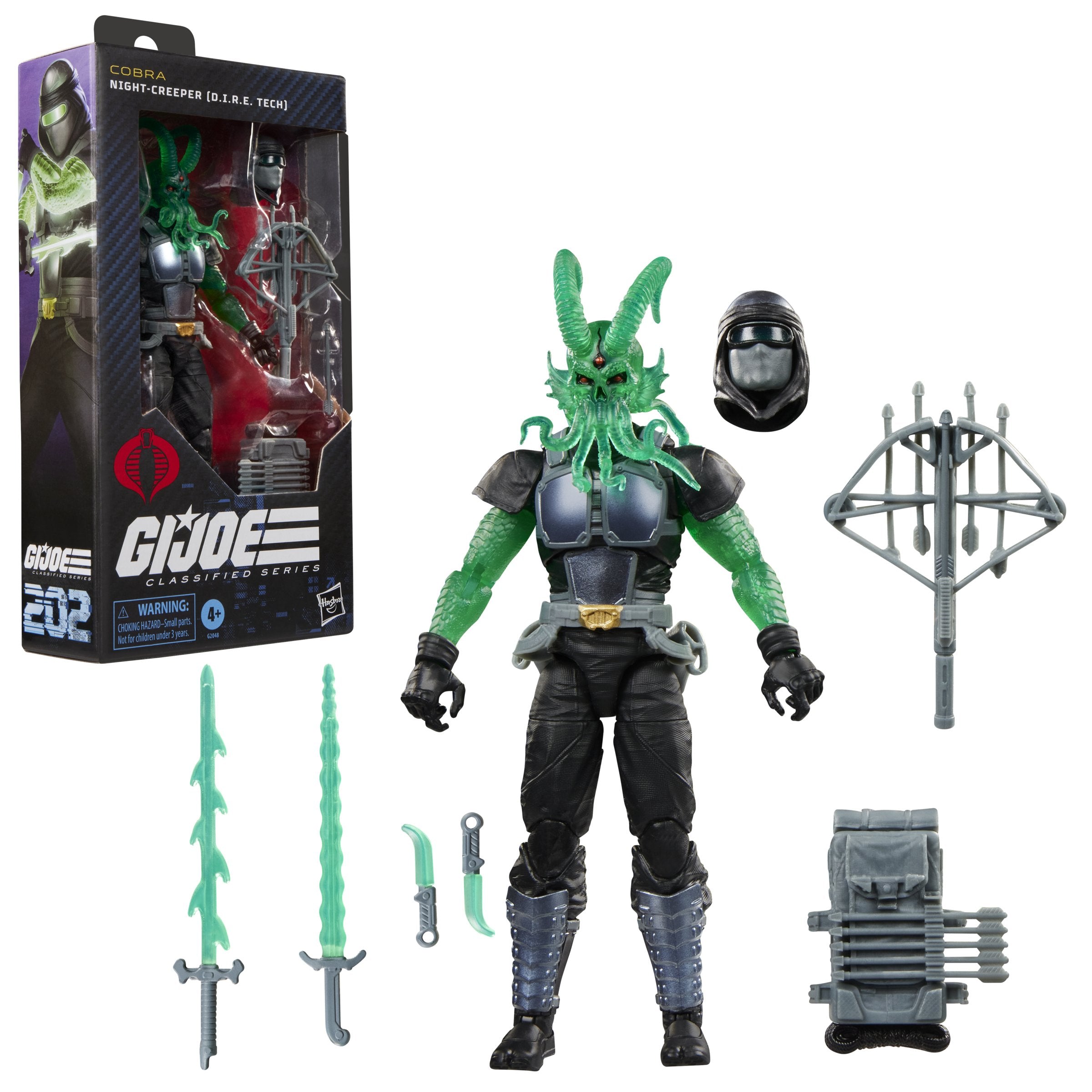 Figura Night Creeper D.I.R.E Tech Classified Series Cobra G.I. Joe 15cm