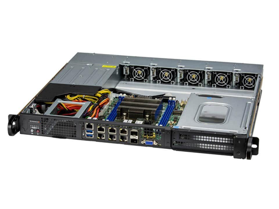 EAN 0672042500888 - Supermicro SYS-110D-4C-FRDN8TP servidor barebone Intel® SoC BGA 2579 Bastidor (1U) Plata imagen 1