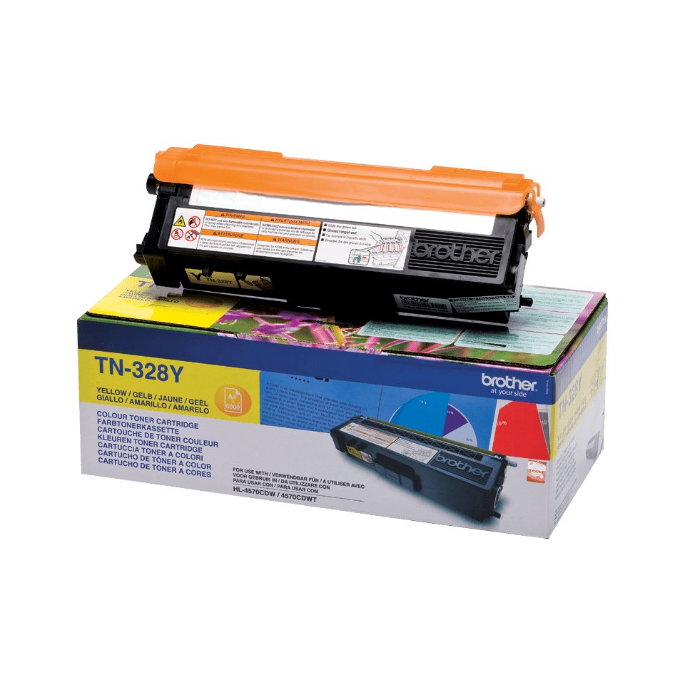Toner Original Brother Tn-328y Yellow