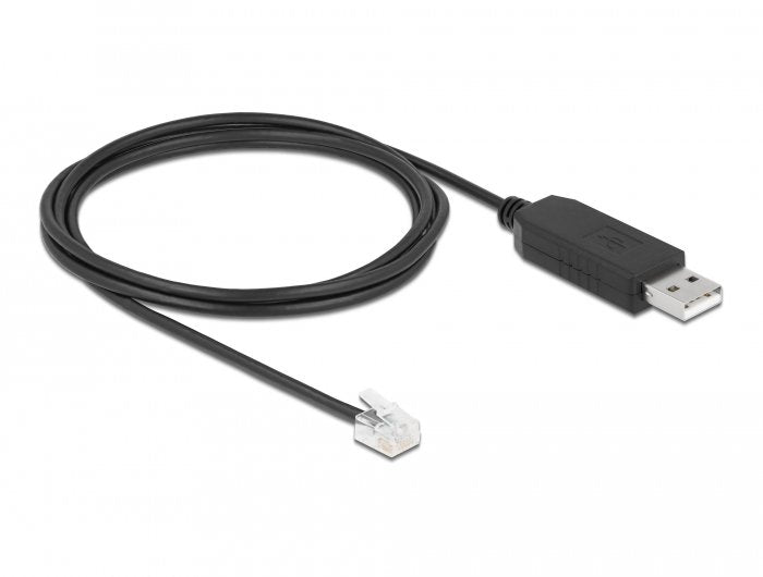 Delock Adaptercable Usb Typ-A Zu Seriell Rs-232 Rj12mit Esd Schutz Apc 2m