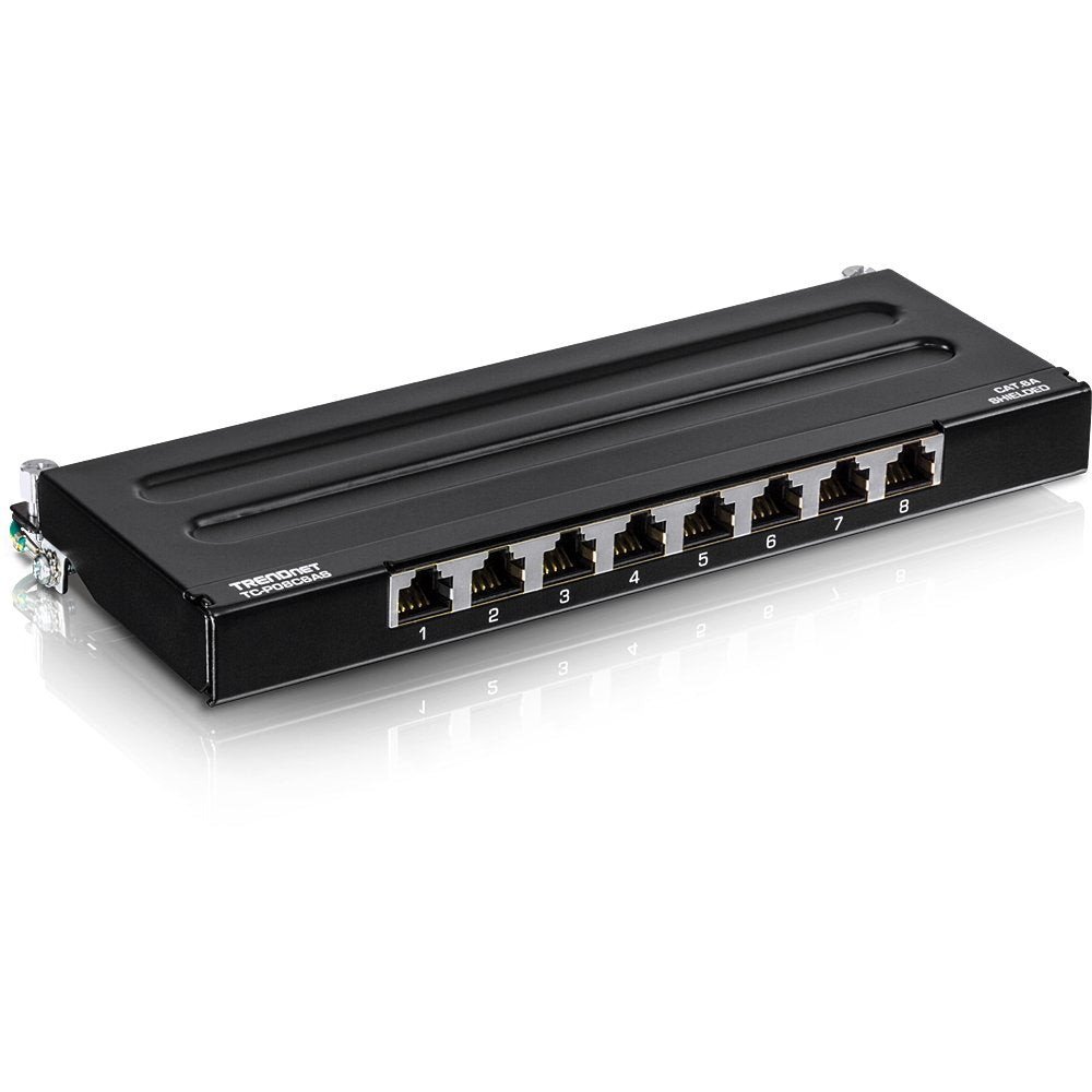 Trendnet Patchpanel 8-Port Cat6a Ngeschirmt (10" Wide)