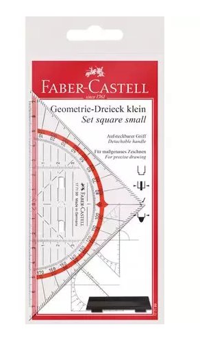 Faber-Camell Geometría Triángulo Pequeño Con Asa 14cm