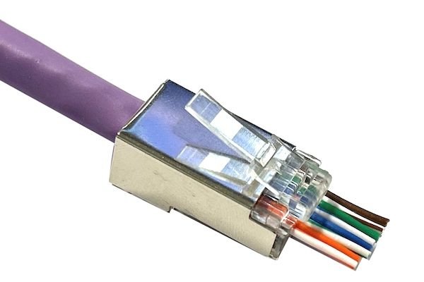 Microconnect Kon506-50ez Conector Rj45 Plata, Transparente