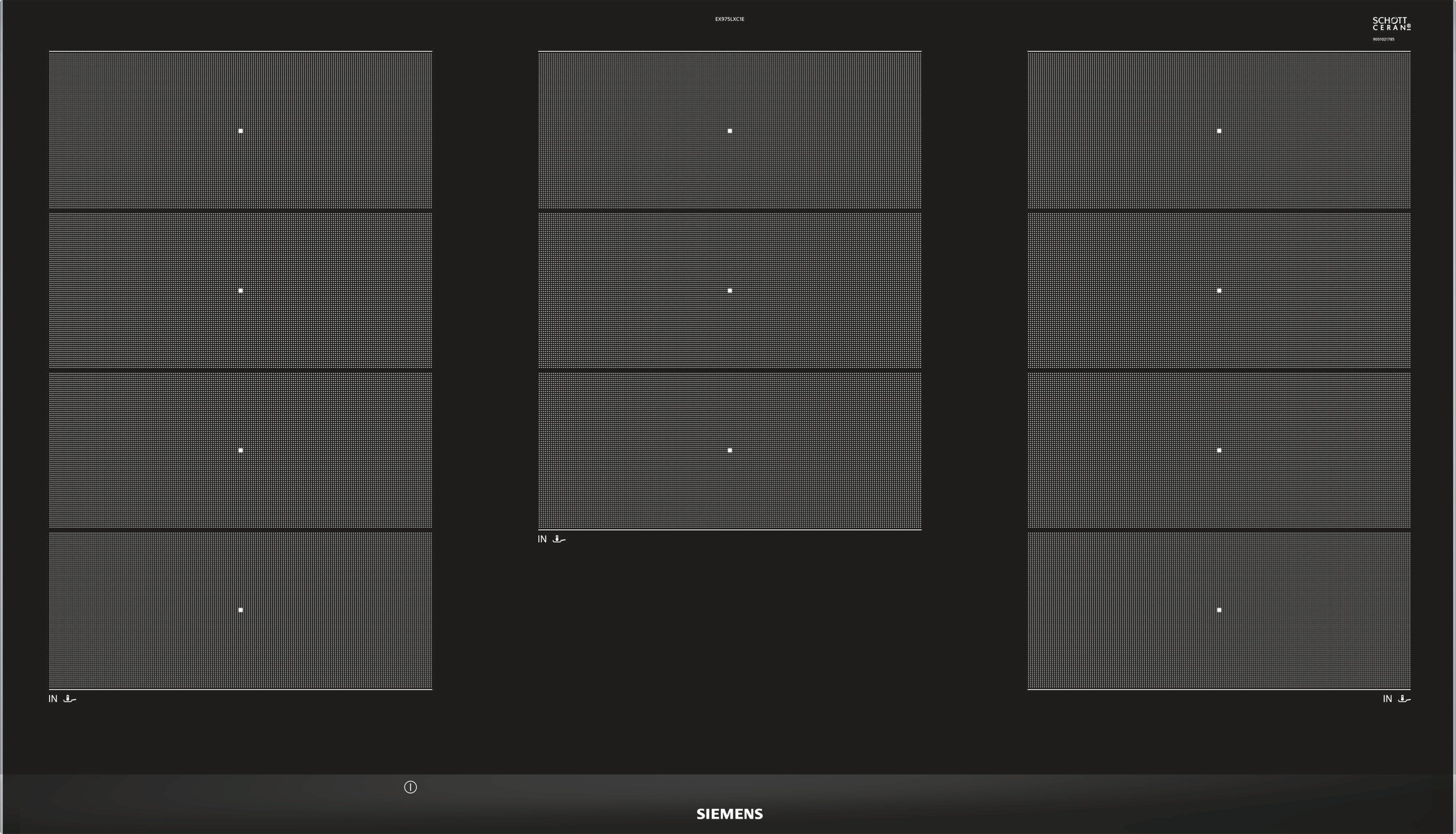 EAN 4242003692301 - Siemens EX975LXC1E hobs Negro, Acero inoxidable Integrado Con placa de inducción 5 zona(s) imagen 3