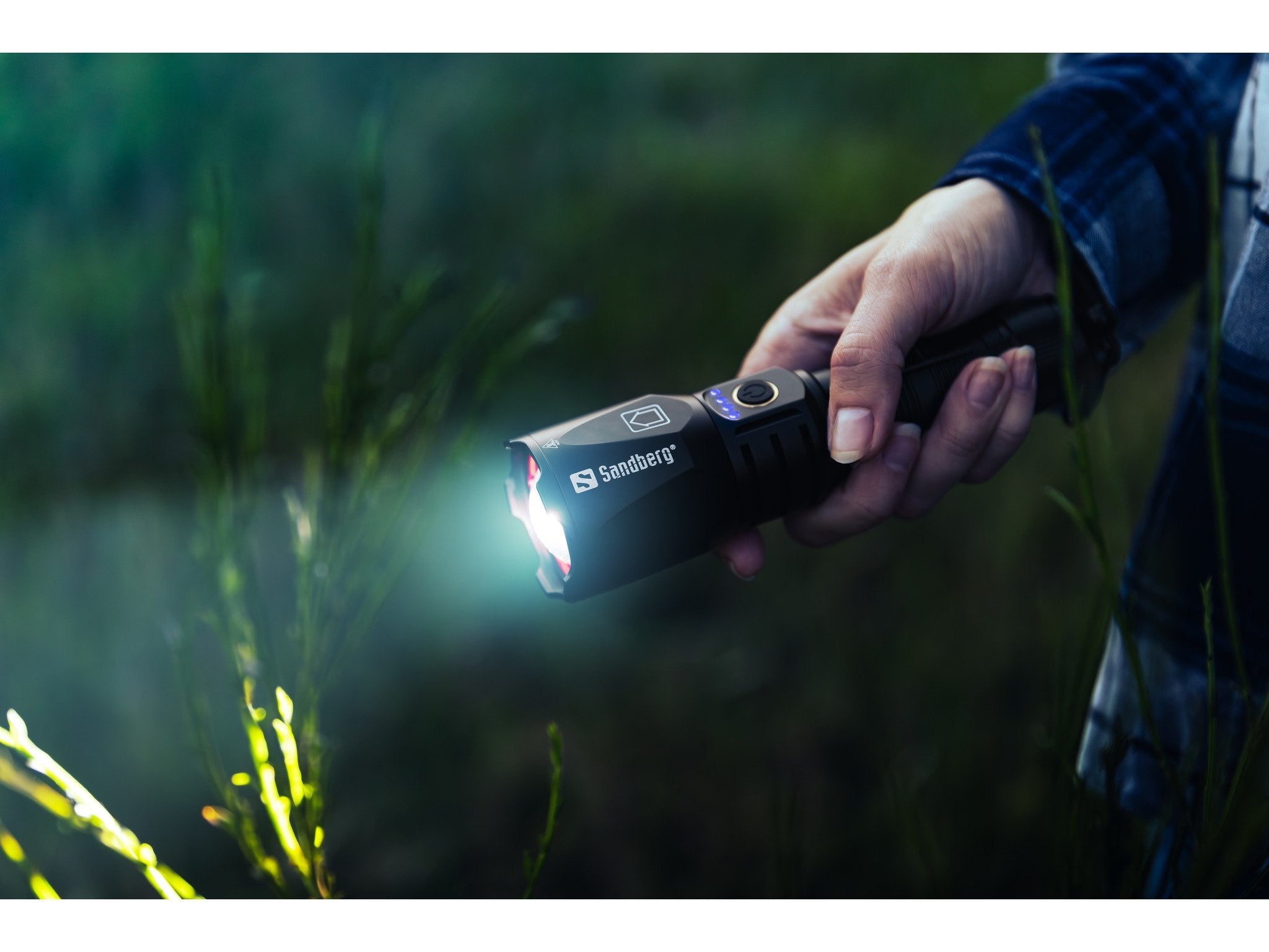 Sandberg Survivor Torch Powerbank 5000 5000 Mah Negro