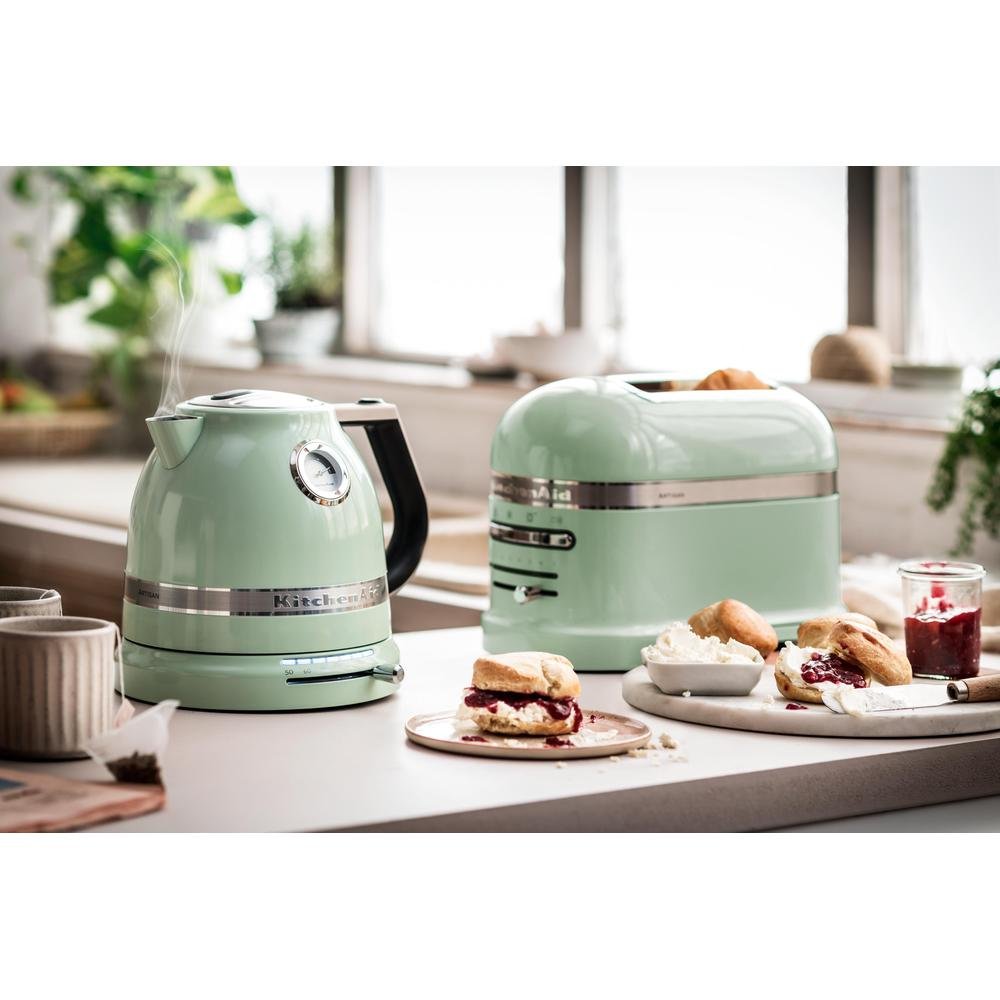 EAN 5413184907556 - KitchenAid 5KEK1522EPT tetera eléctrica 1,5 L 2400 W Negro, Verde, Acero inoxidable imagen 4