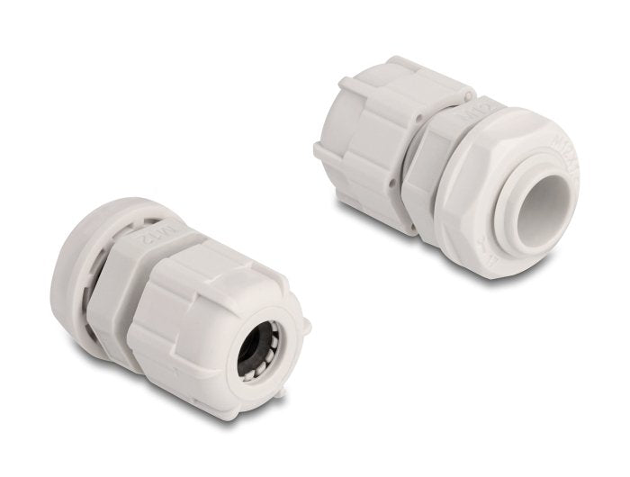 Delock 60653 Prensacables M12 10 Piezas Gris
