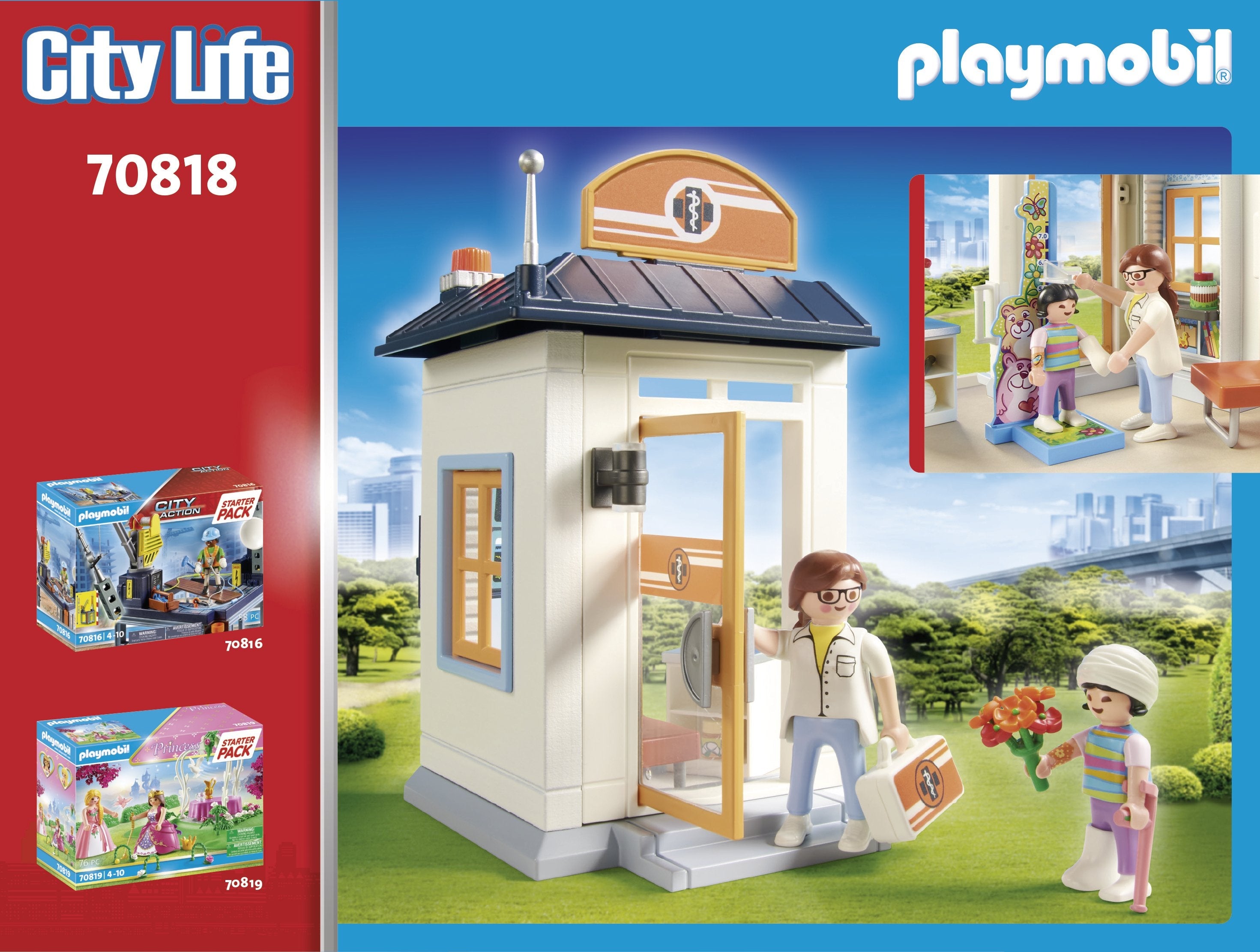 Playmobil 70818 City Life - Starter Pack Pediatra