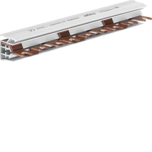 Hager Phasenschiene 3polig Kdn363n Gabelanschluss 10qmm 63a 9 Module