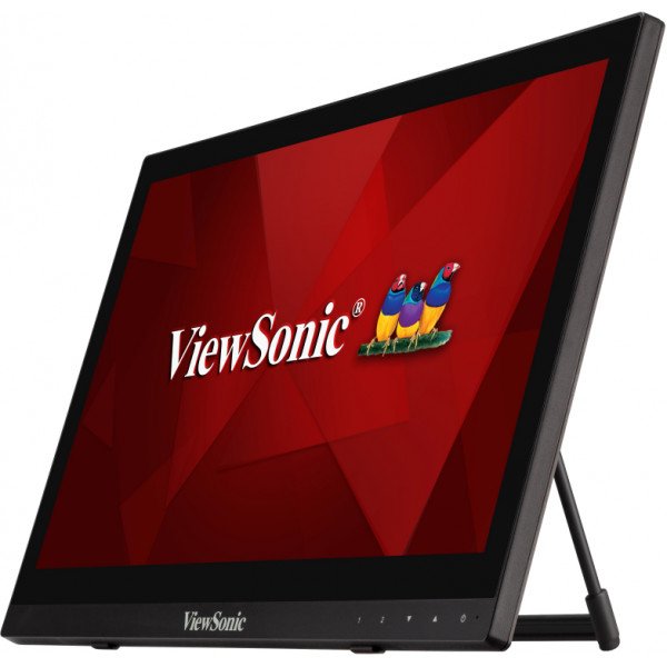 Monitor Viewsonic 15.6 Td1630-3 Tactil Negro 1xhdmi/1xvga/1xusb/1366x768/12ms/Vesa 75x75/Mmedia Td1630-3