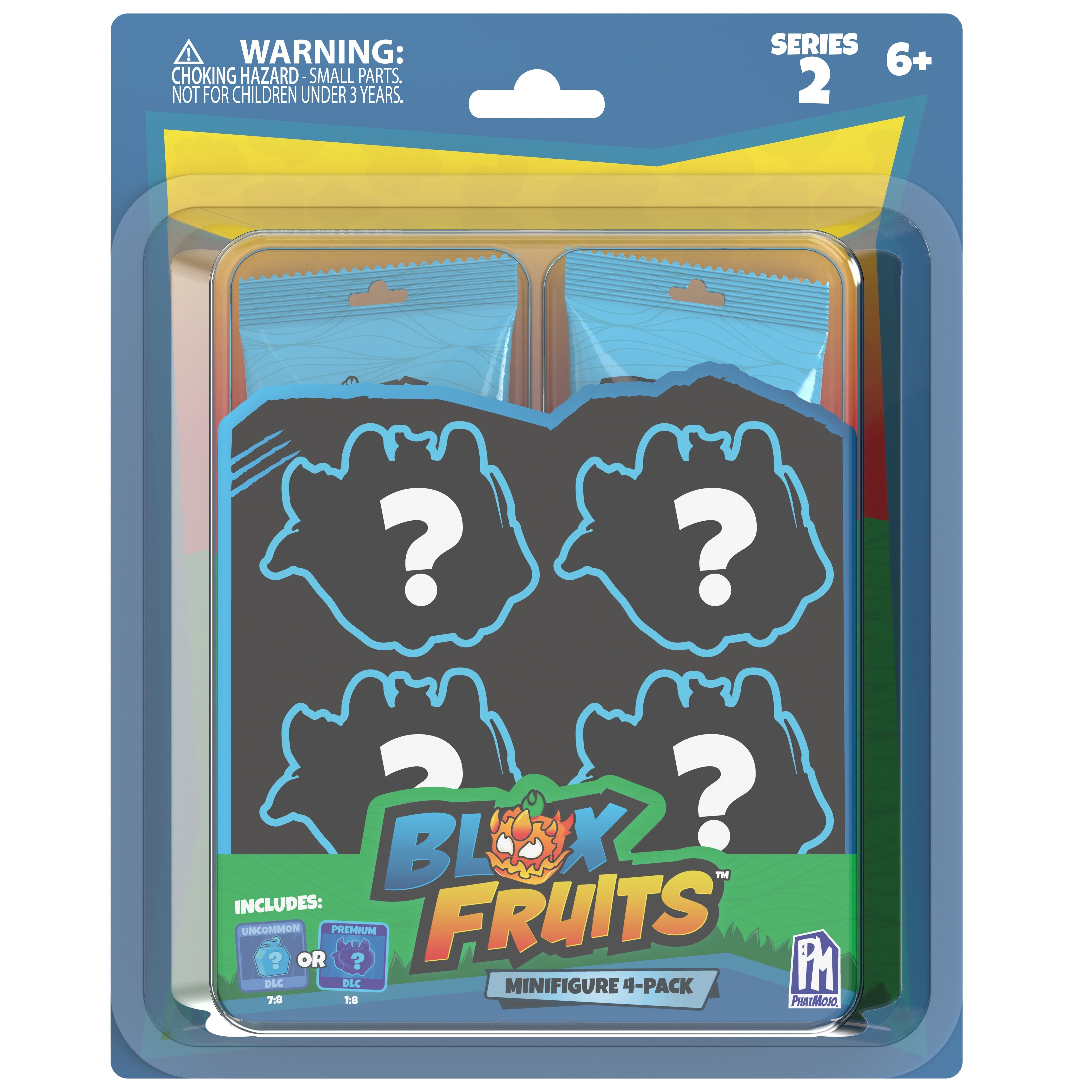 Blister 4 Figuras Sorpresa Blox Fruits