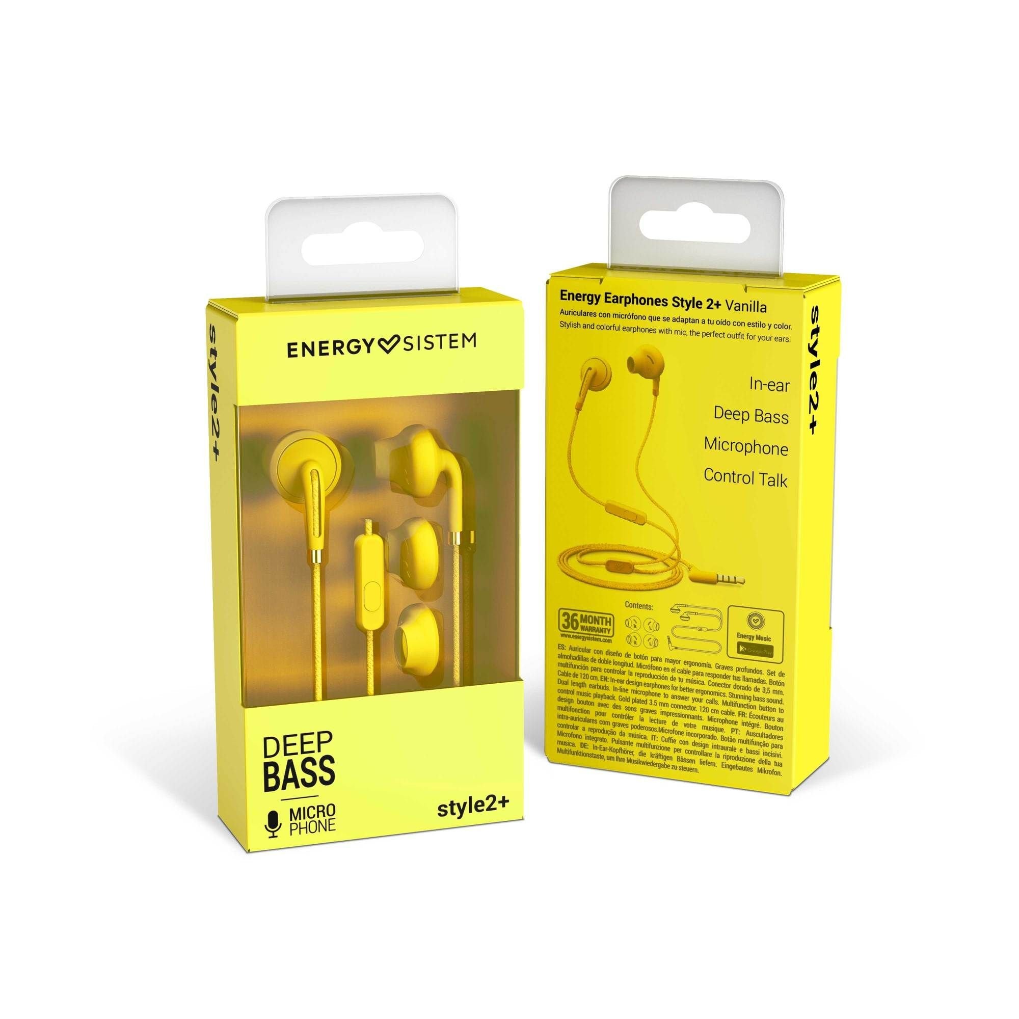 Energy Sistem Aur+Mic In Ear Style 2+ Vanilla