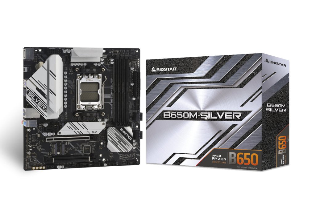 EAN 4712960687172 - Biostar B650M-SILVER placa base AMD B650 Zócalo AM5 micro ATX imagen 2