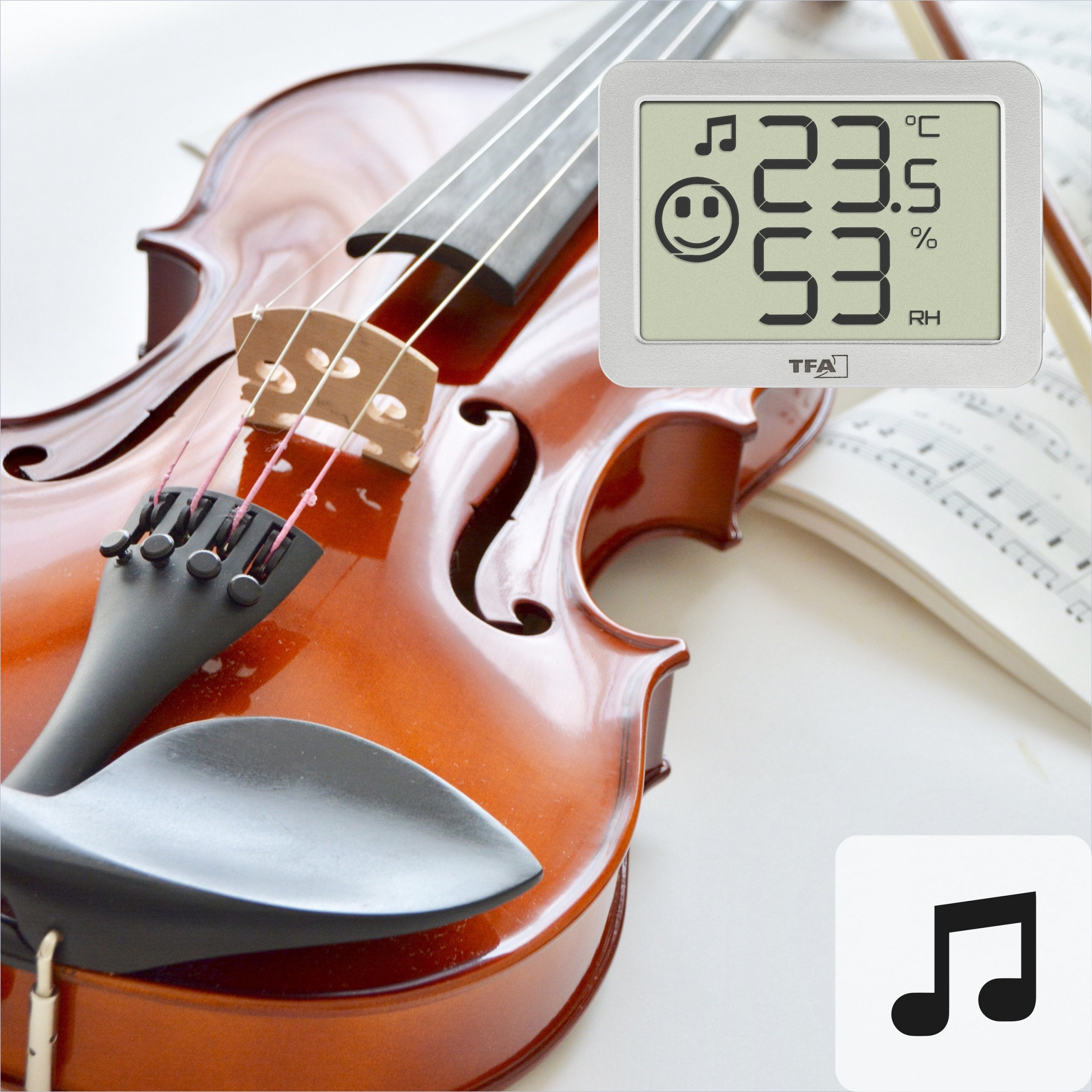 EAN 4009816037541 - TFA-Dostmann 30.5055.02 sensor de temperatura y humedad Interior Independiente Inalámbrico imagen 3