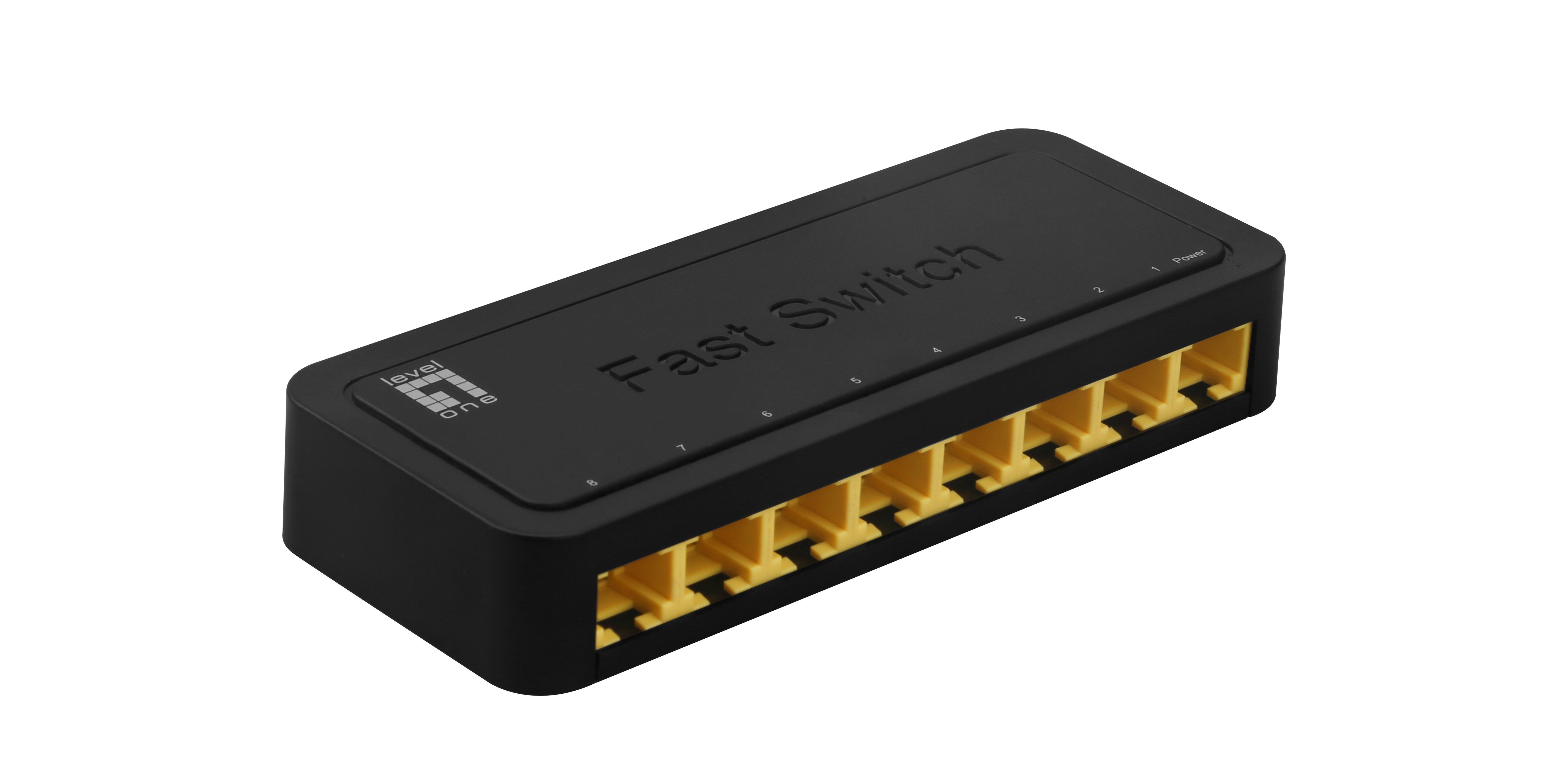 Switch Levelone Feu-0512 8 Puertos Fast Ethernet