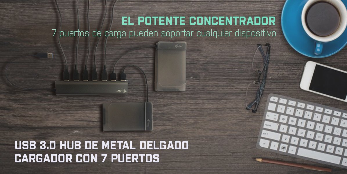 I-Tec Metal Superspeed Usb 3.0 7-Port Hub