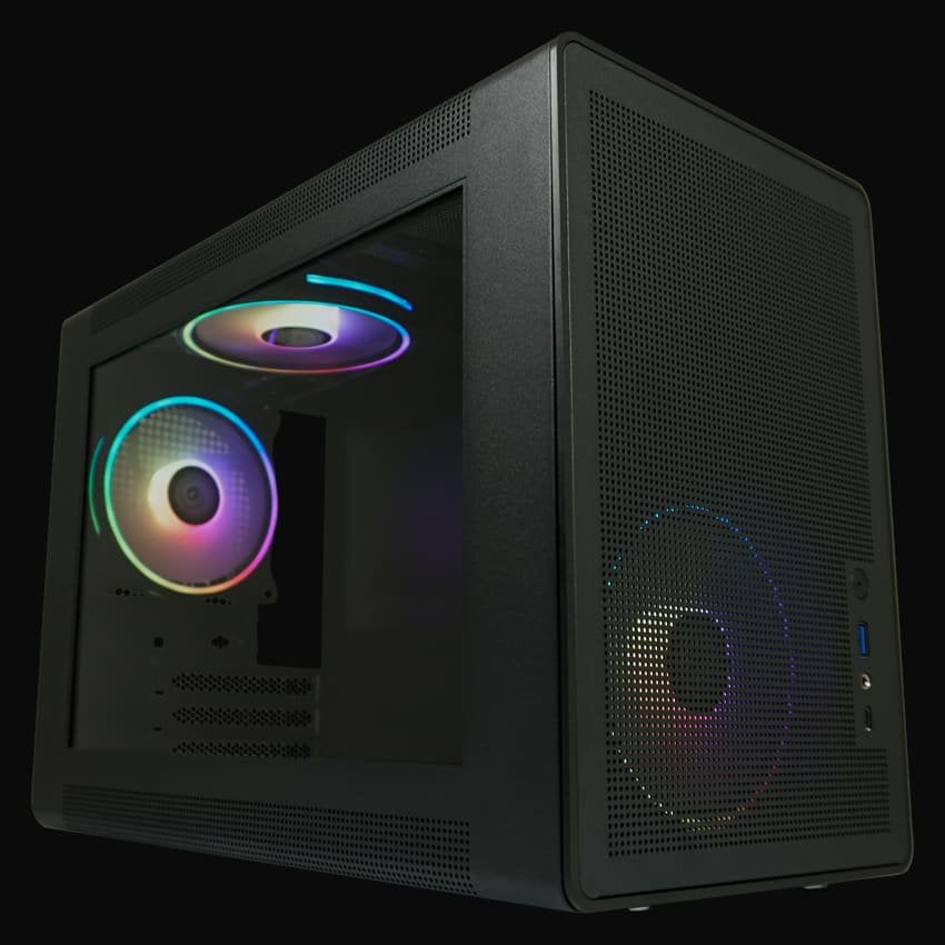 EAN 4262443280548 - LC-Power LC-716MB-ON carcasa de ordenador Micro Torre Negro imagen 2