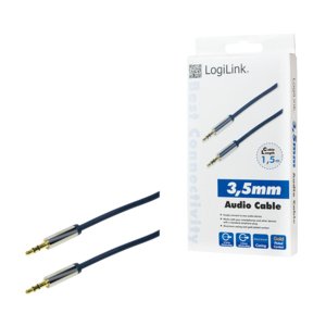 Logilink Ca10150 Cable De Audio 1,5 M 3,5mm Azul