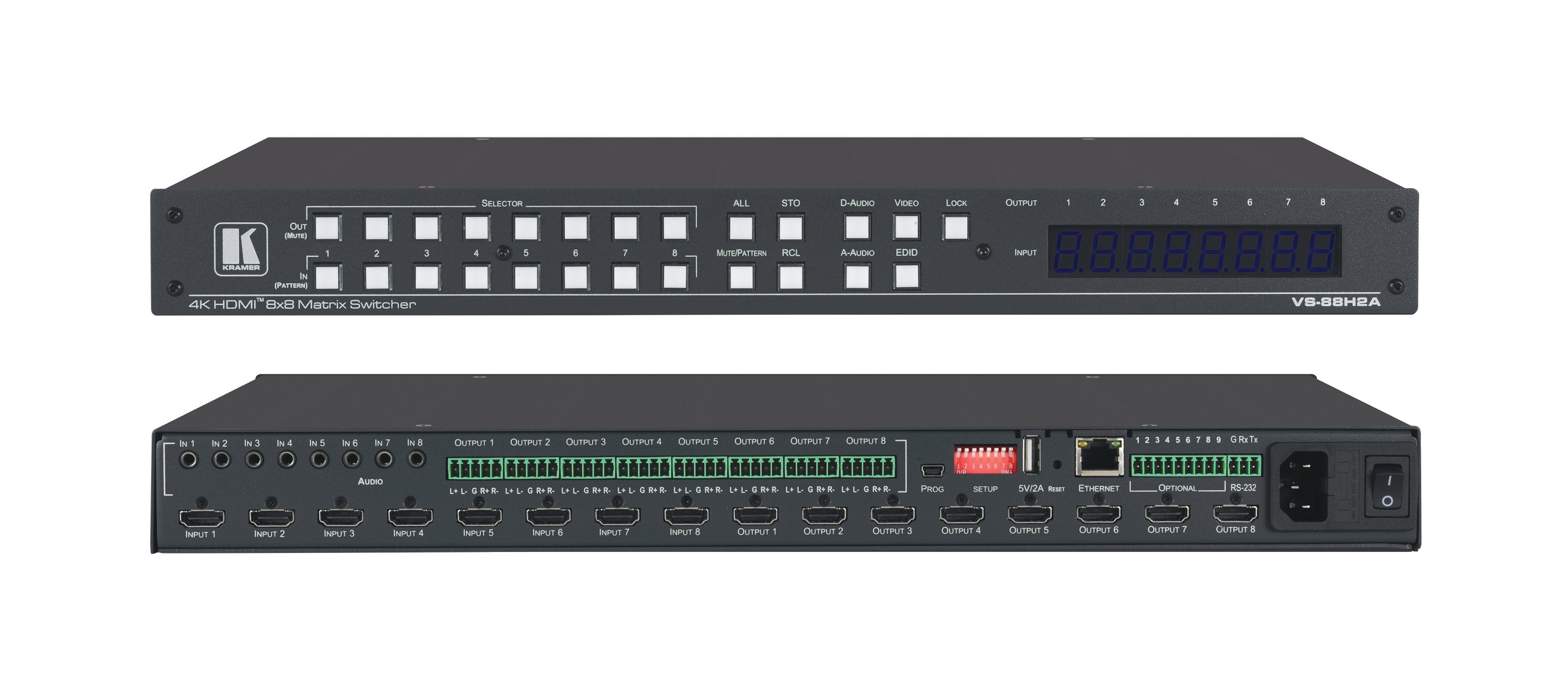 EAN 7291063089689 - Kramer Electronics VS-88H2A interruptor de video HDMI imagen 1