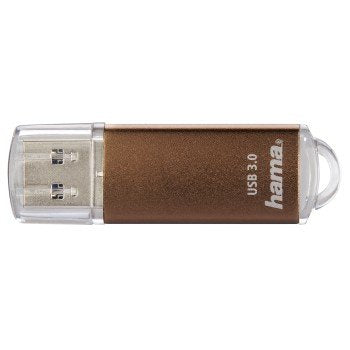Hama Laeta Memoria Pendrive Usb 3.2 Con Tapa - 16gb De Capacidad - 70mb/S De Transferencia - Cuerpo Metalico -