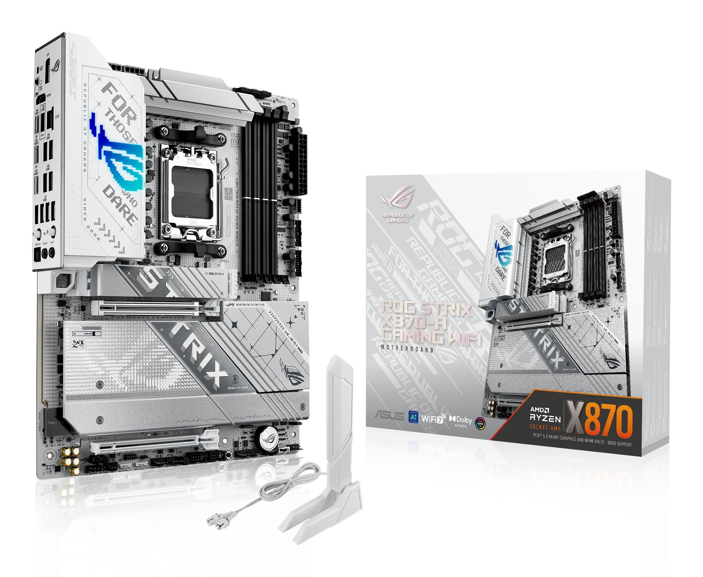 EAN 4711387737859 - ASUS ROG STRIX X870-A GAMING WIFI AMD X870 Zócalo AM5 ATX imagen 1