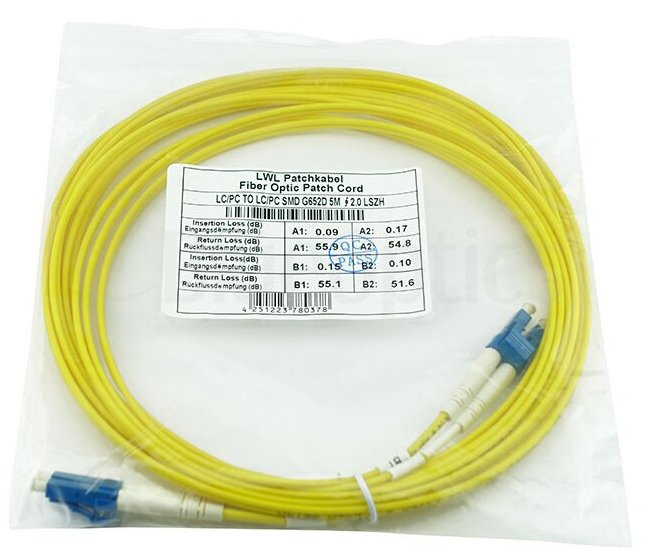 Blueoptics Sfp3131bu7.5mk Cable De Fibra Optica 7,5 M Lc G.657.A1 Amarillo