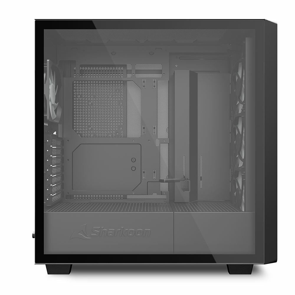 EAN 4044951040193 - Sharkoon REBEL C70G RGB Full Tower Negro, Madera imagen 4