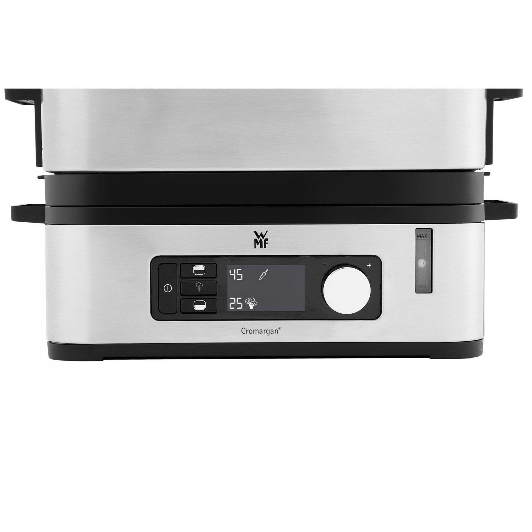 Vaporizador Wmf Kitchenminis 0415090011 2 Cesta(S) Encimera 900 W Negro, Acero Inoxidable