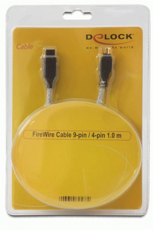 EAN 4043619825882 - DeLOCK FireWire A/B, 1.0m 1 m Gris imagen 2
