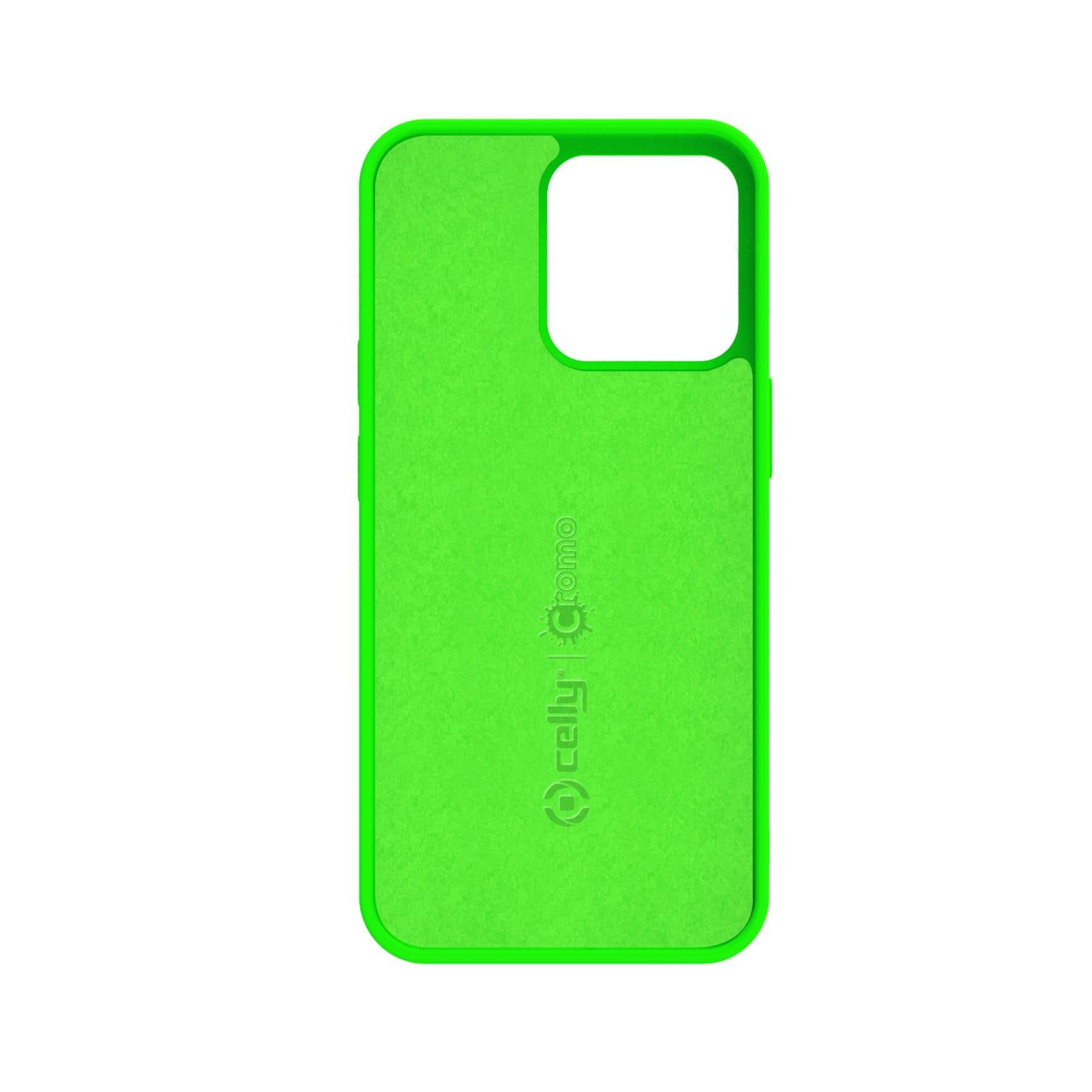 Case Celly Iphone 13 Pro Max Cover Cromo Green Cromo1009gnf