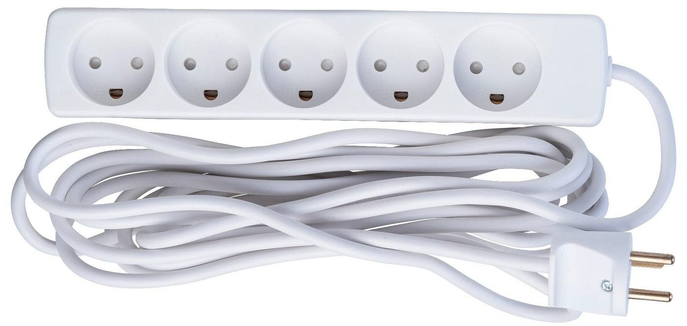 Microconnect Gru0055wdk Base Múltiple 5 M 5 Salidas Ac Interior Blanco