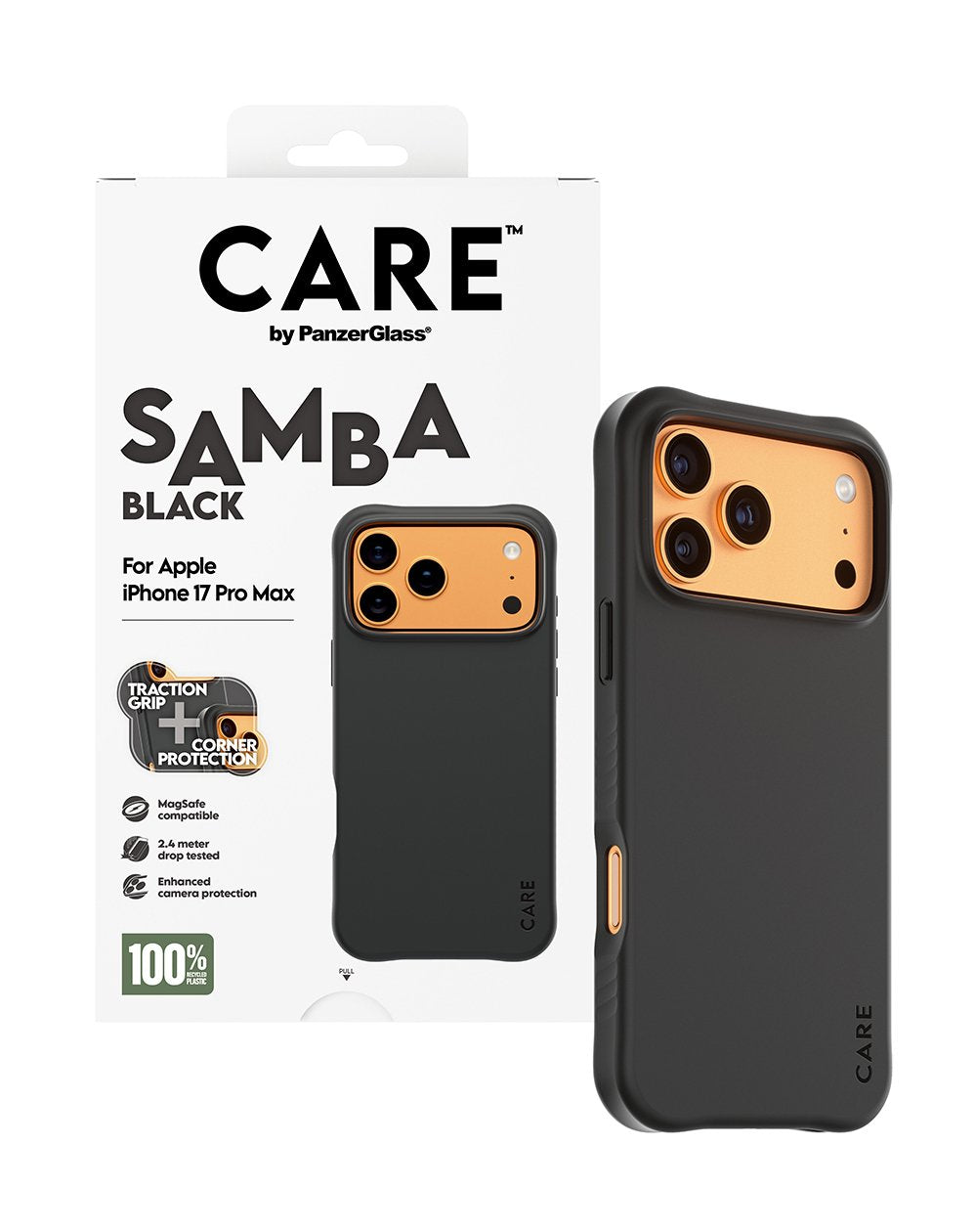 Care Fashionable Samba Negro Magsafe Iphone 17 Pro Max