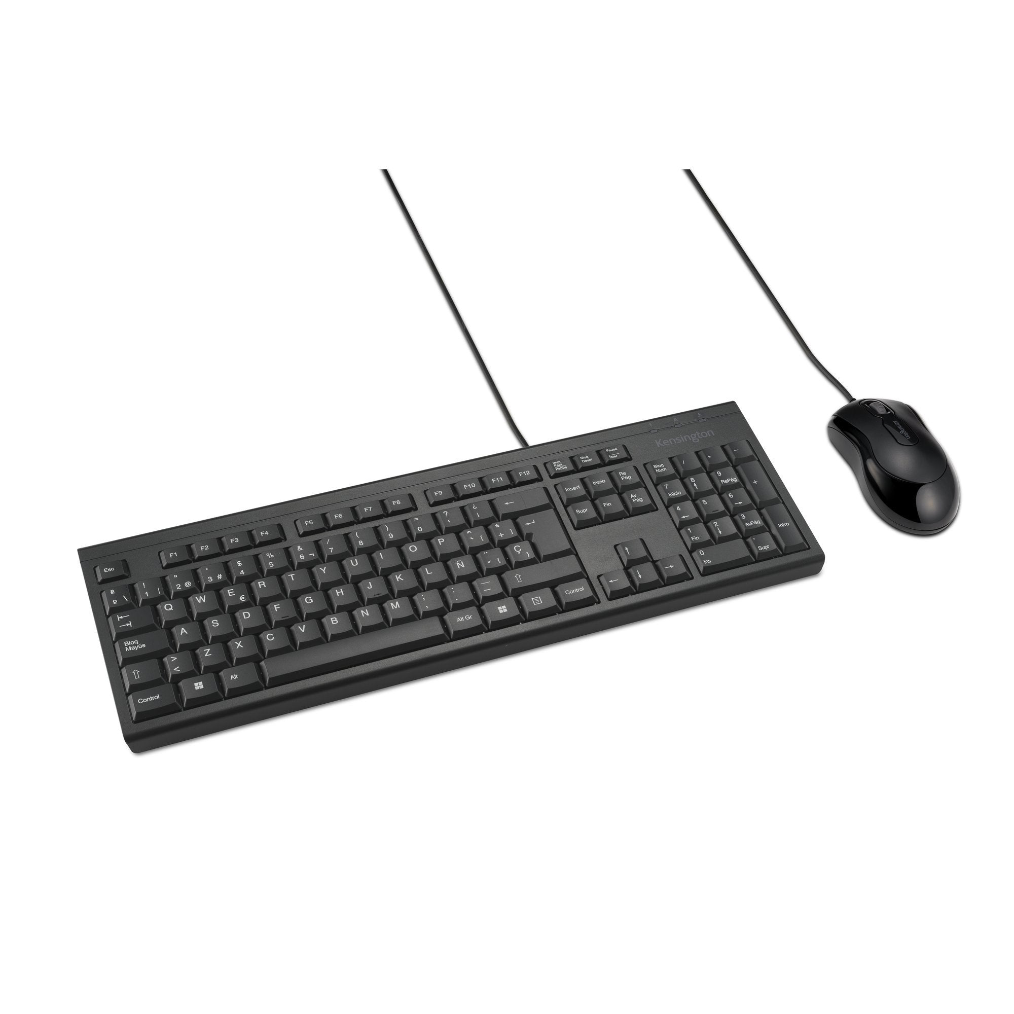 EAN 5028252644747 - Kensington KM100 EQ teclado Ratón incluido Oficina USB QWERTY Español Negro imagen 1