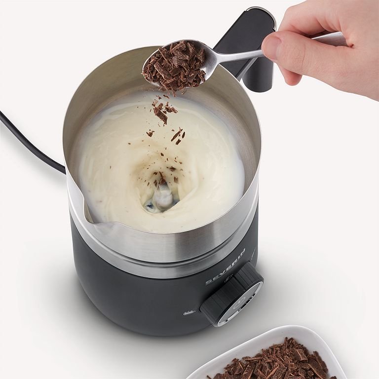 EAN 4008146033209 - Severin SM 3585 espumador o calentador de leche Automatic milk frother/warmer Negro, Plata imagen 5