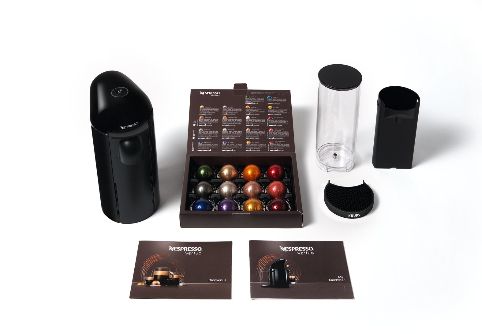 Cafetera Krups Nespresso Vertuo Xn903810 Cápsulas Negra 3016661157752.0