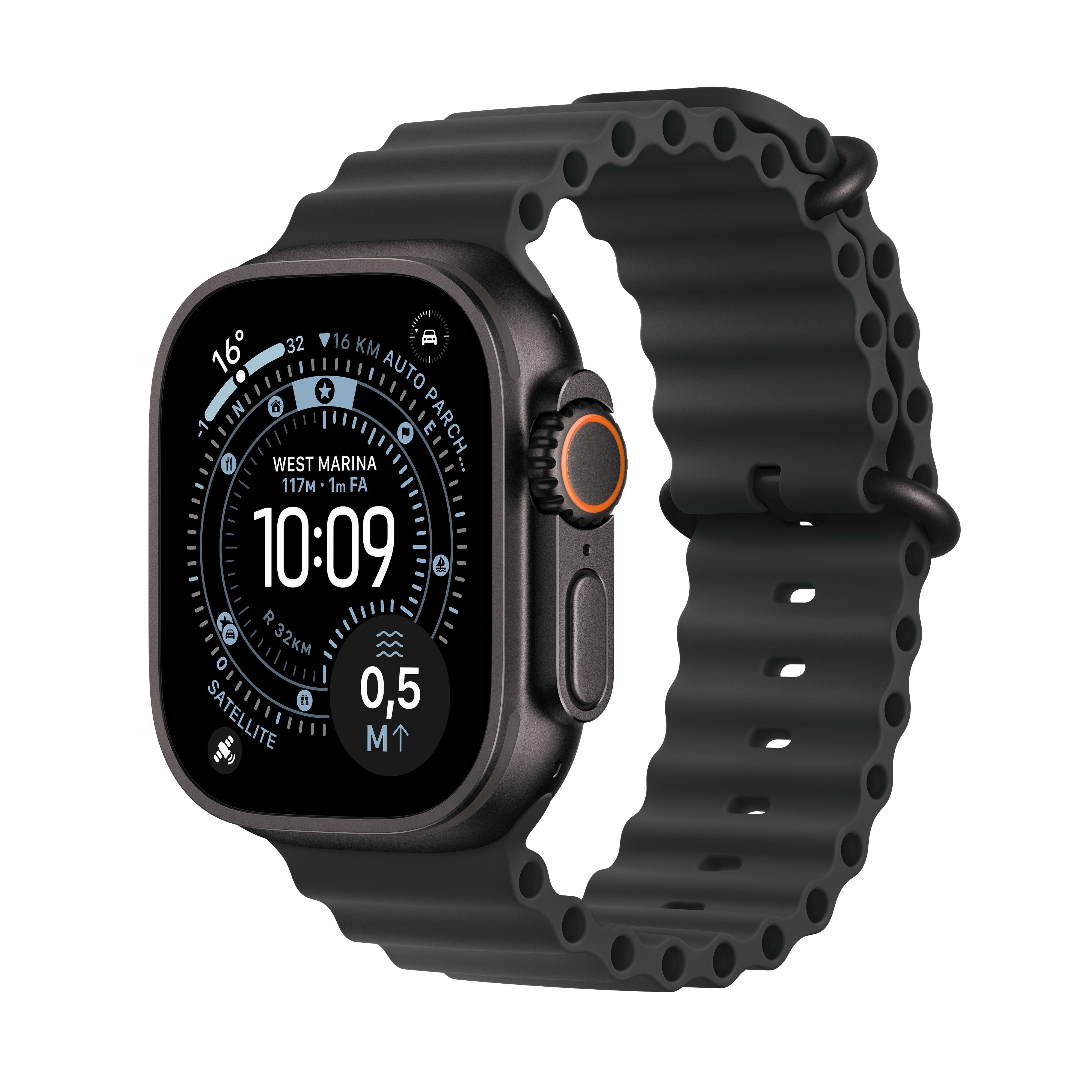 EAN 0195950609998 - Apple Watch Ultra 3 OLED 49 mm Digital 422 x 514 Pixeles Pantalla táctil 5G Negro Wifi GPS (satélite) imagen 1