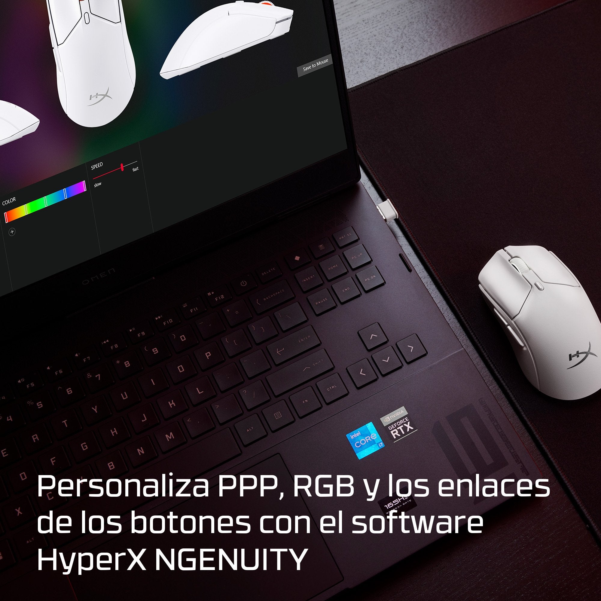 EAN 0197192120224 - HyperX Pulsefire Haste 2 Mini Wireless White Gaming Mouse ratón Juego Ambidextro RF Wireless + Bluetooth imagen 4