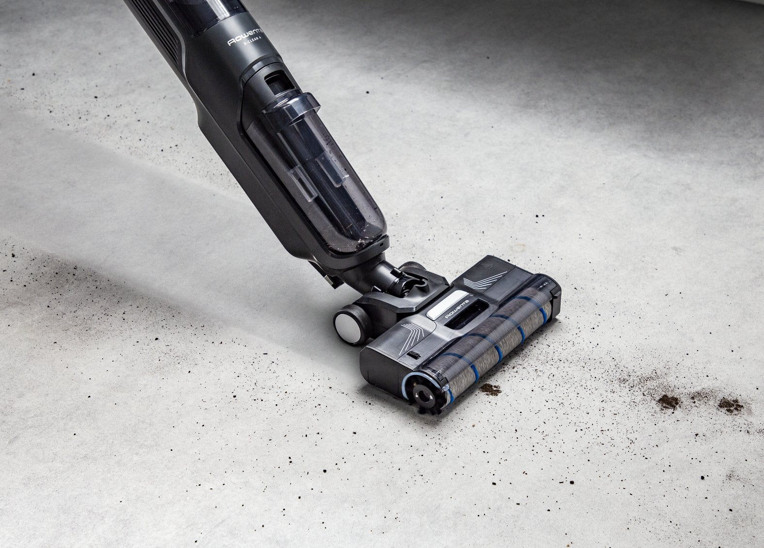 EAN 3221616130012 - Rowenta X-Clean 4 GZ5035 Aspiradora escoba Batería Seca y húmeda Espuma Sin bolsa 200 W Gris imagen 13