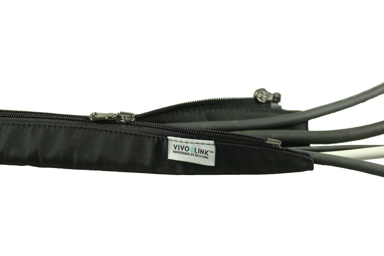 Vivolink Prozipsleeve0.8 Pasacables Negro 2,2 Cm