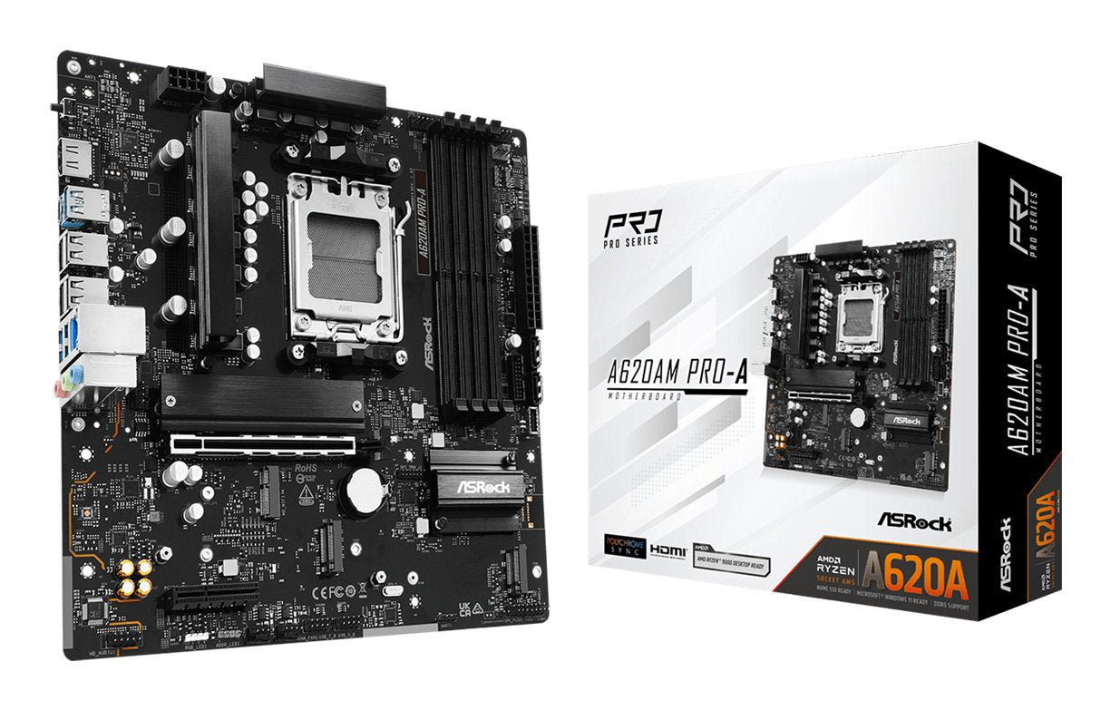 EAN 4711581490963 - Asrock A620AM PRO-A AMD A620 Zócalo AM5 micro ATX imagen 1