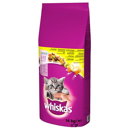 EAN 5900951014369 - Whiskas 5900951014369 alimento seco para gatos 14 kg Gatito Pollo imagen 1