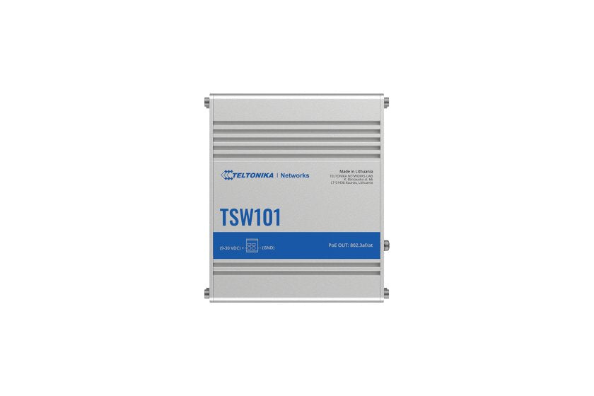 EAN 4779051840113 - Teltonika TSW101 Gigabit Ethernet (10/100/1000) Energía sobre Ethernet (PoE) Metálico imagen 3