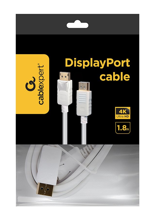 Gembird Cable Displayport 1,8m Blanco Cc-Dp2-6-W
