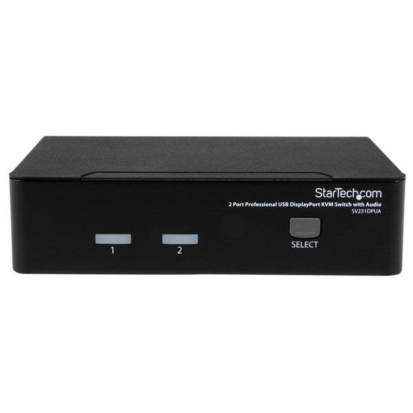 Startech Conmutador Switch Profesional Kvm 2 Puert