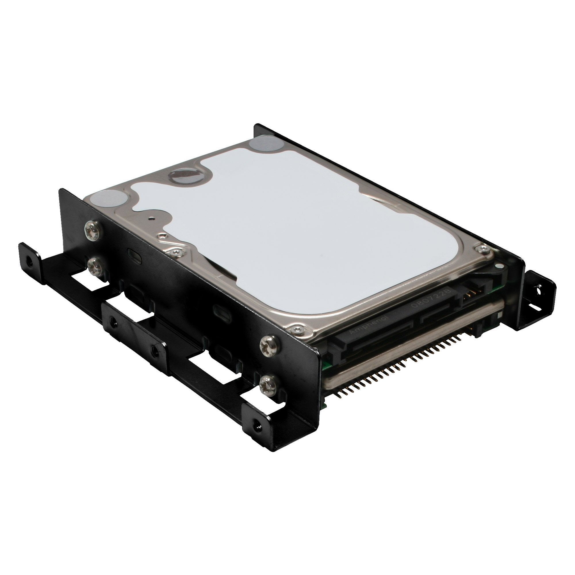 Inline Soporte Dos Hdd/Ssd De 2,5" A Hdd De 3,5" Con Tornillos, Negro