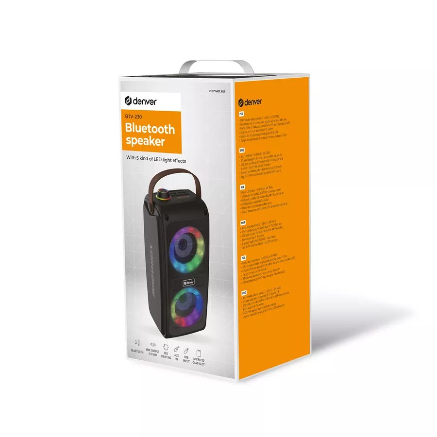 Altavoz Denver Bt Btv-230 Negro