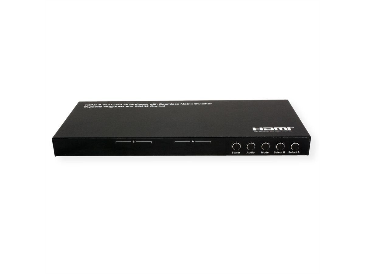 Value Hdmi Matrix Switch, 4x2 Quad Multi-Viewer, Nahtlose Umschaltung